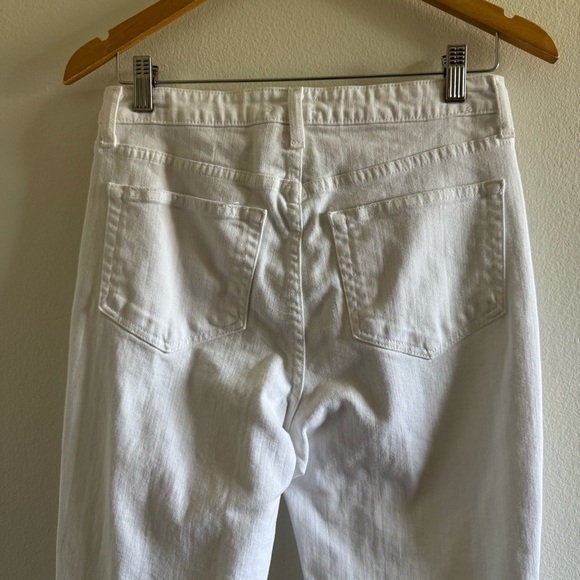 L’agence White Nevia Distressed Slouchy Straight-Leg Jeans size 28 - Picture 10 of 13